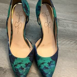 Jessica Simpson Green and Blue Women's Shoes